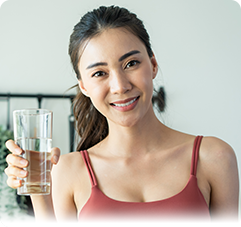 Women with Antioxidant Water